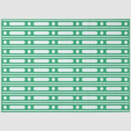 Bright Green Dots Border Decoupage Paper