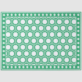 Bright Green Modern Bone Inlay Decoupage Paper