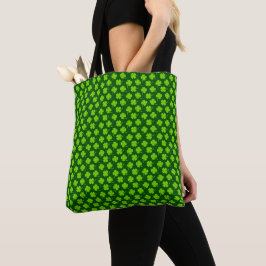 BRIGHT GRÖNT IRISH CELTIC SHAMROCKS TYGKASSE
