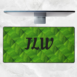 Bright Grönt Löv Natur Mönster Abstrakt