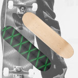 Bright Grönt och Black Hi tech Mönster Mini Skateboard Bräda 18,5 Cm<br><div class="desc">Den här skateboard är en högteknologisk cyberrymdsvib för högteknologisk futuristiska,  med en stor nyans grönt X:s över en svart bakgrund i ge. Bilden är originalfotografi av JLW_PHOTOGRAPHY</div>
