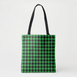 BRIGHT GRÖNT & RED BUFFALO CHRISTMAS PLAID TYGKASSE
