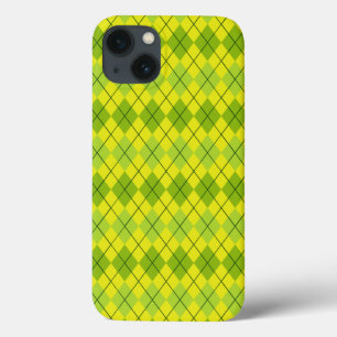 Bright grönt Scottish Tartan-Mönster