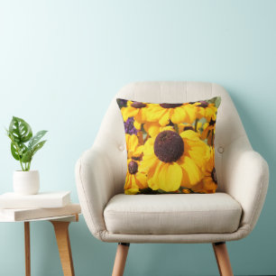Bright gult Black-Eyed Susan Kudde