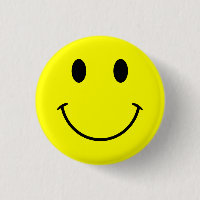 Bright Gult Cute Ansikte