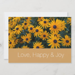 Bright gult daisy blommor Christian bröllop Inbjudningar