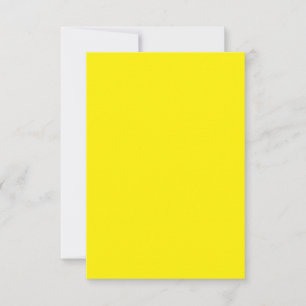Bright Gult #FFF3000, Banana Gult OSA Kort