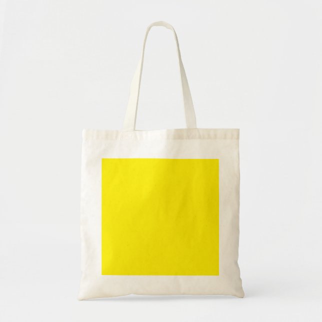 Bright Gult #FFF3000, Banana Gult Tygkasse (Framsidan)