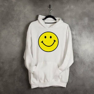 Bright Gult Lycklig Smile Ansikte T Shirt