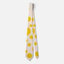 Bright Gult Polka Dot Neck Tie
