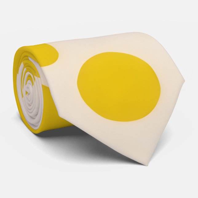 Bright Gult Polka Dot Neck Tie Slips (Rullad)