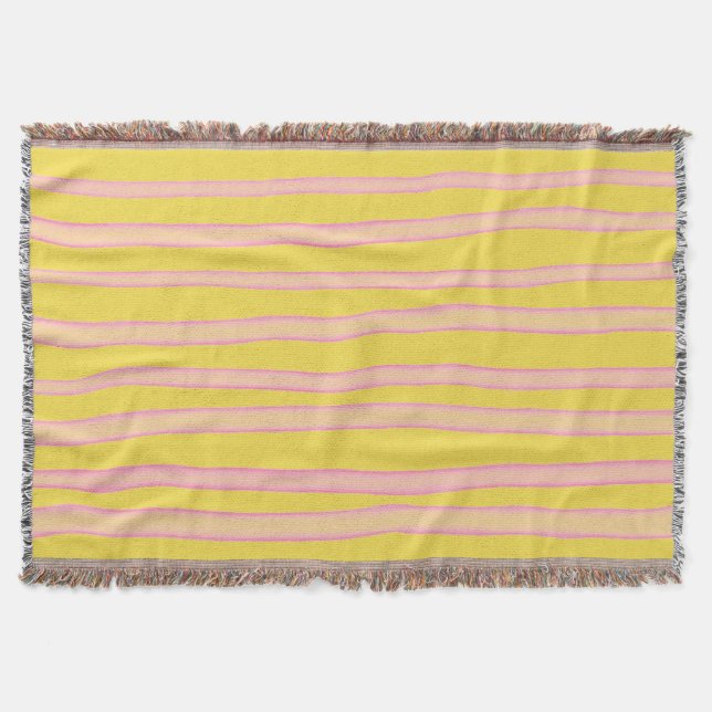 Bright Gult Rosa Rand Filt (Framsidan)