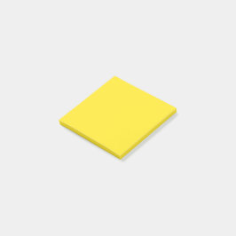 Bright Gult Solid Färg Post-it Block