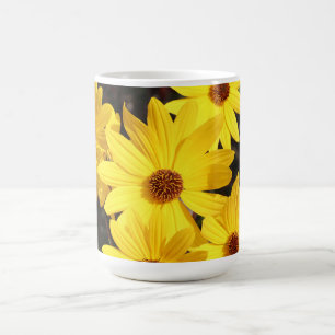 Bright Gult Solros Kaffemugg