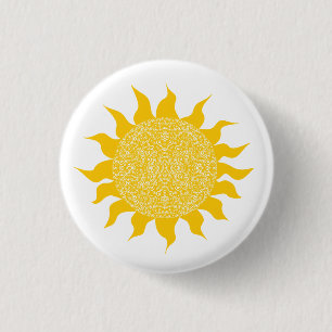 Bright Gult Sunshine Knapp