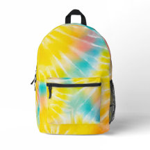 Bright Gult Tie Dye Mönster