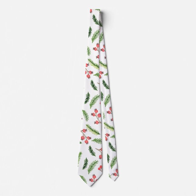Bright Hand plockade jul Mistletoe Mönster Slips (Framsida)