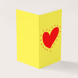 Bright Heart Platonic Valentine Notecard 25 pk Kort