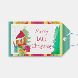 Bright Helgdag Designad Presentetikett