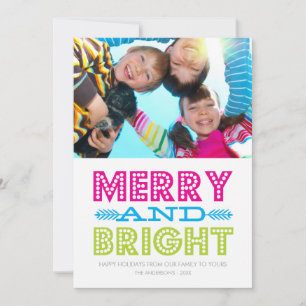 BRIGHT HELGDAG HELGDAG-FOTOKORT JULKORT
