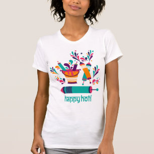 Bright Holi Paint Squirts T-Shirt