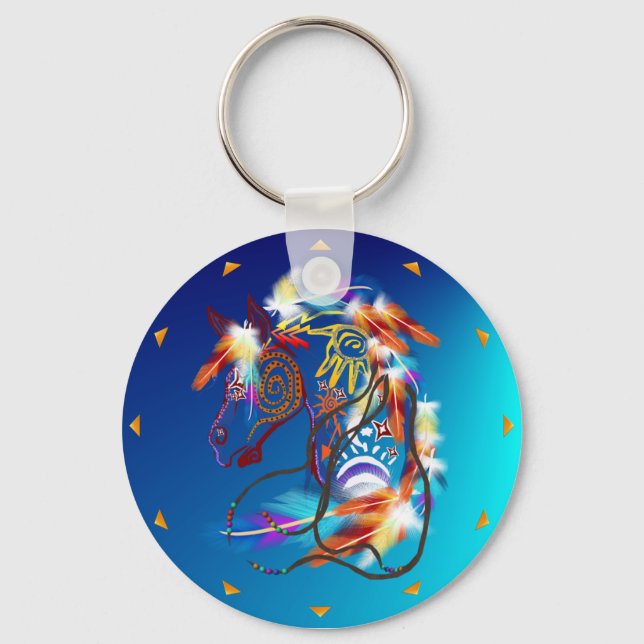 Bright Horse Keychain Nyckelring (Framsida)