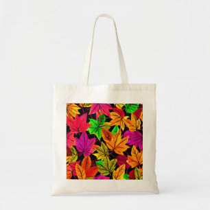 Bright Höst löv Canvas Tote Tygkasse