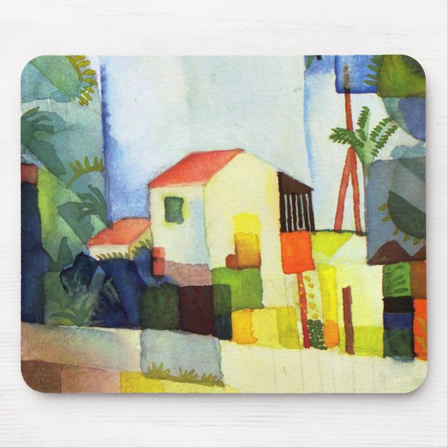 Bright house by August Macke Musmatta (Framsidan)