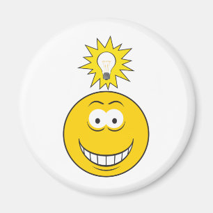 Bright Idea Ansikte Magnet