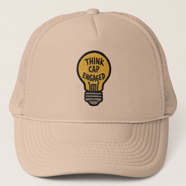 Bright Idea Hat - Ljus bulb-design Keps (Framsida)