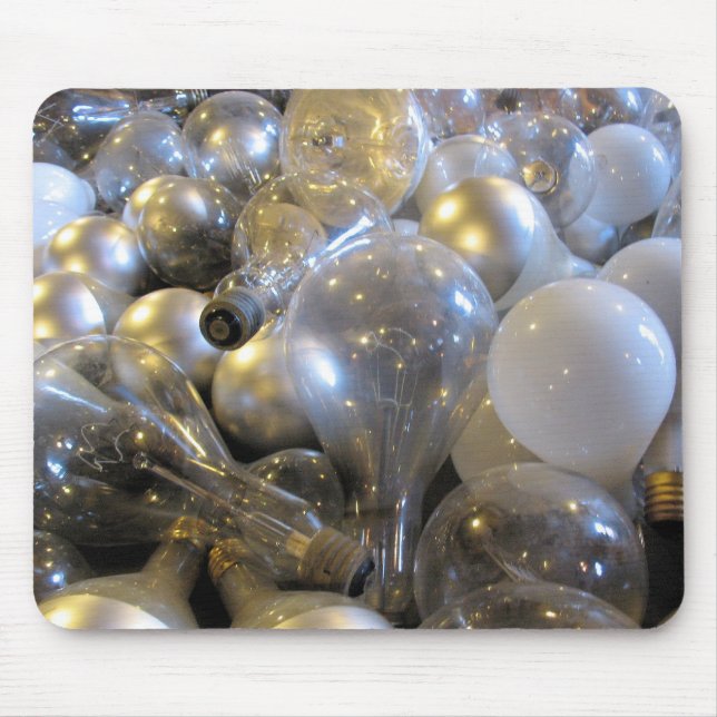 Bright Idea Light Bulb Mousepad Musmatta (Framsidan)
