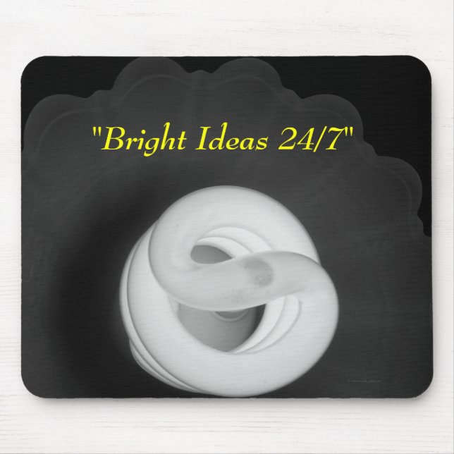 "Bright Ideas 24/7" - Elektrisk belysning Musmatta (Framsidan)
