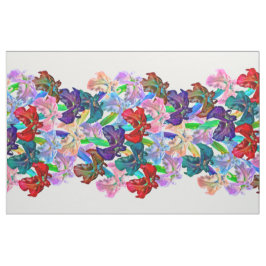 Bright Iris Large Panel Tyg