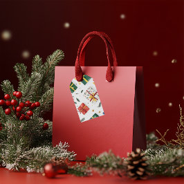 Bright jul Gift Boxes & Evergreen Lövs Presentetikett