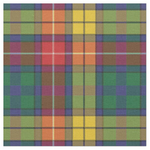 Bright Klan Buchanan Play Tartan Mönster Tyg