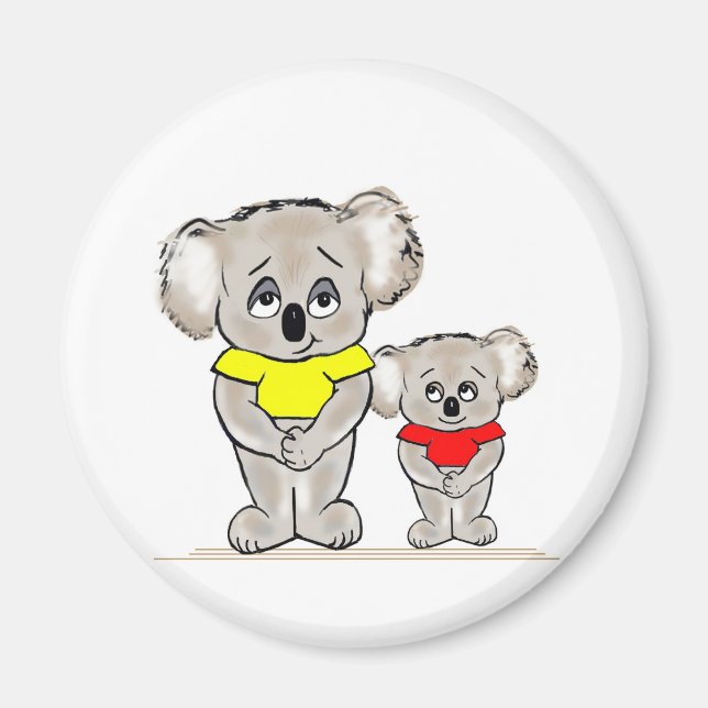 Bright Koalas Magnet (Framsidan)