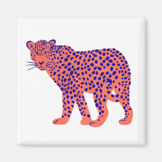 Bright Leopard Magnet (Framsidan)