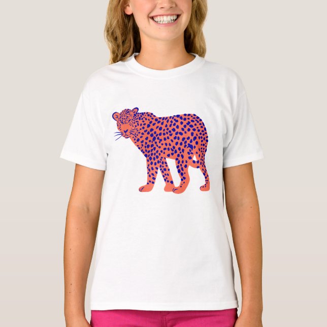 Bright Leopard T Shirt (Framsida)