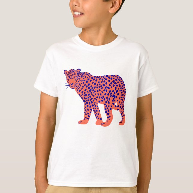 Bright Leopard T Shirt (Framsida)