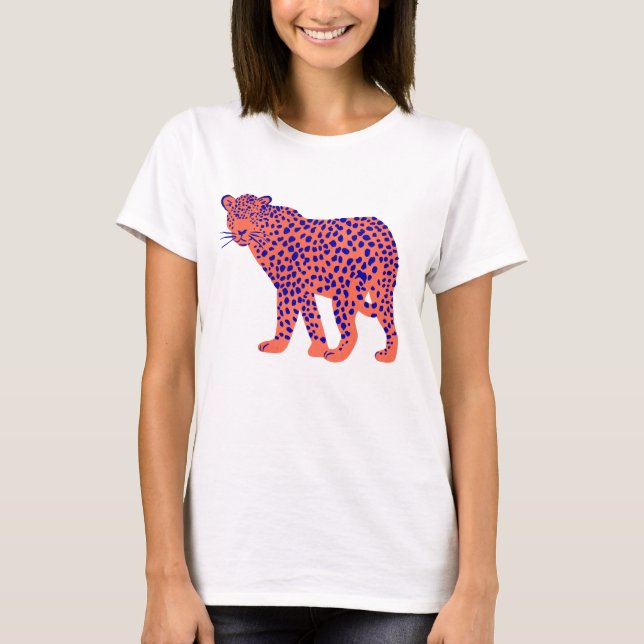 Bright Leopard T Shirt (Framsida)