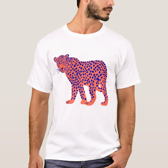 Bright Leopard T Shirt (Framsida)