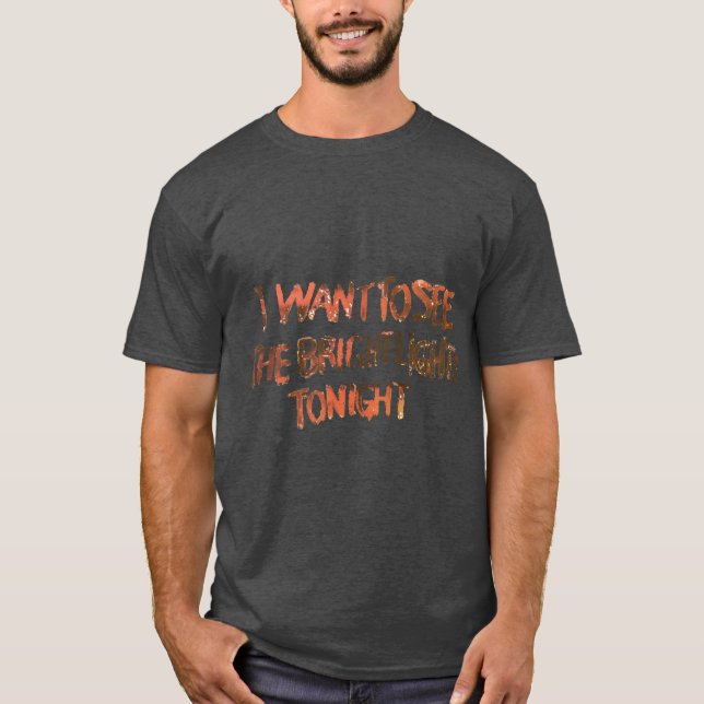 Bright Lights retro T Shirt (Framsida)
