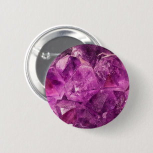 Bright Lila Amethyst Crystal Cluster Knapp