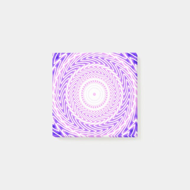 Bright lila circles mönster post-it block (Framsida)