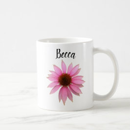Bright Lila Coneflower Personlig mugg