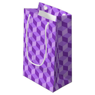 BRIGHT LILA GEOMETRIC CUBE MÖNSTER