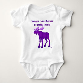 Bright Lila Moose - T Shirt