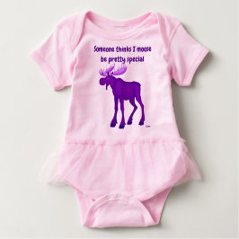 Bright Lila Moose - Tutu Bodykostym T Shirt