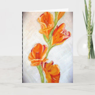 Bright Lily Greeting Card Kort