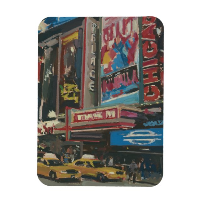 Bright Ljus Times Square 2012 Magnet (Vertikal)